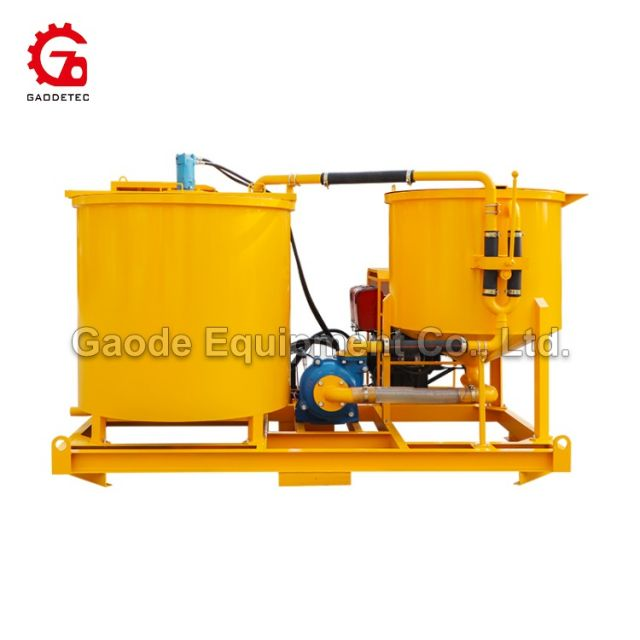 Gaodetec GMA800-1500D Diesel Bentonite Cement Slurry Turbo Grout Mixer and Agitator